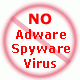 Our software is completely free from spyware, adware and any viruses